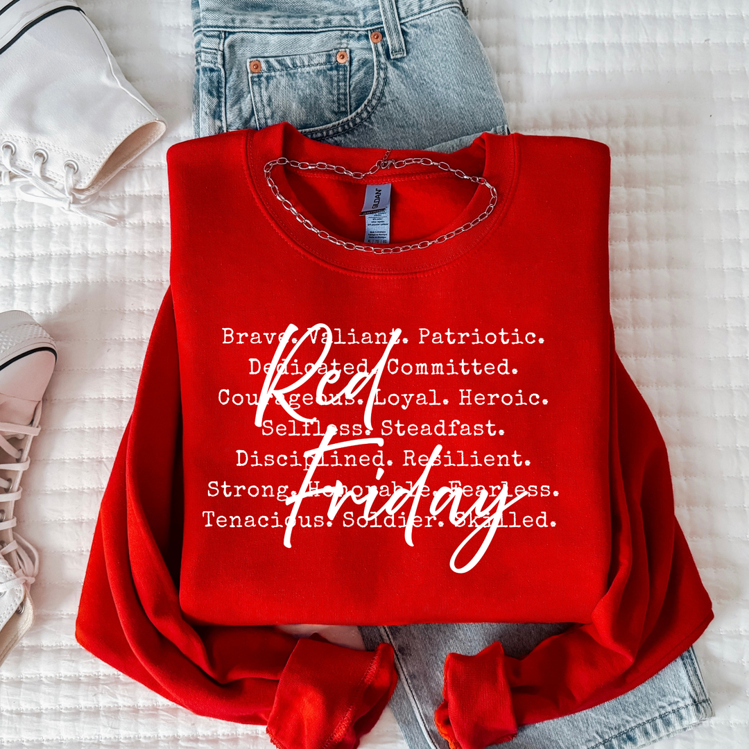 Red Friday DTF Print
