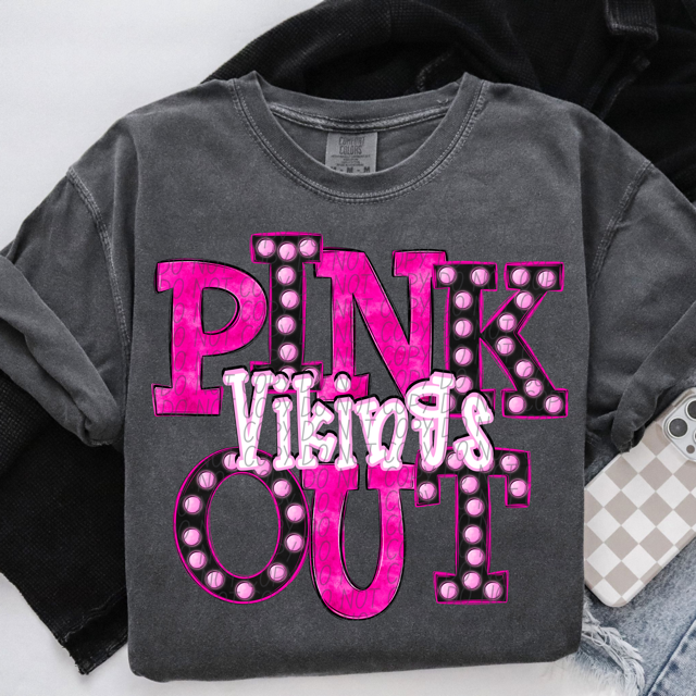 Pink Out Marquee DTF Print