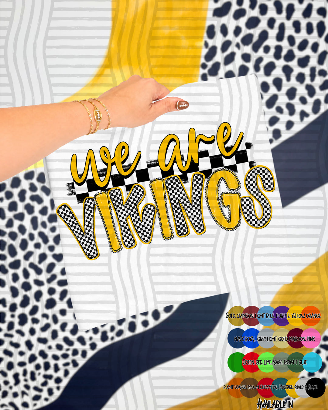 We Are Checker Crush Colors Mascots DTF Print
