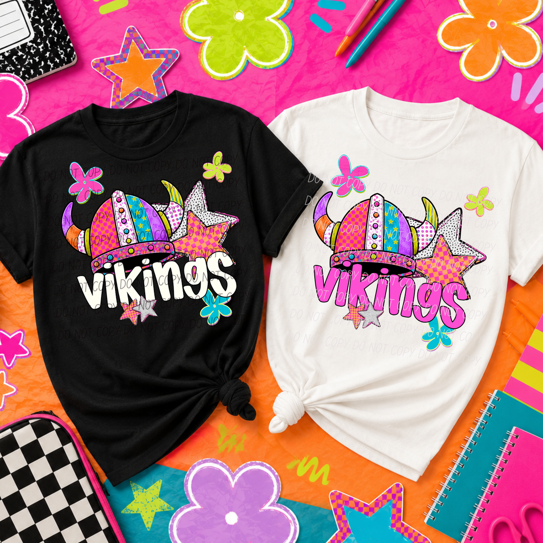 Pattern Pop Mascots DTF Print