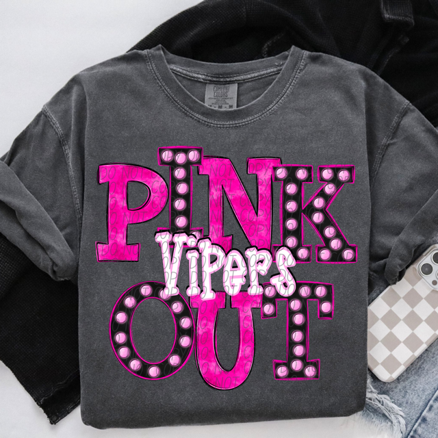 Pink Out Marquee DTF Print
