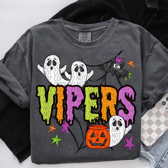 Halloween Mascots DTF Print