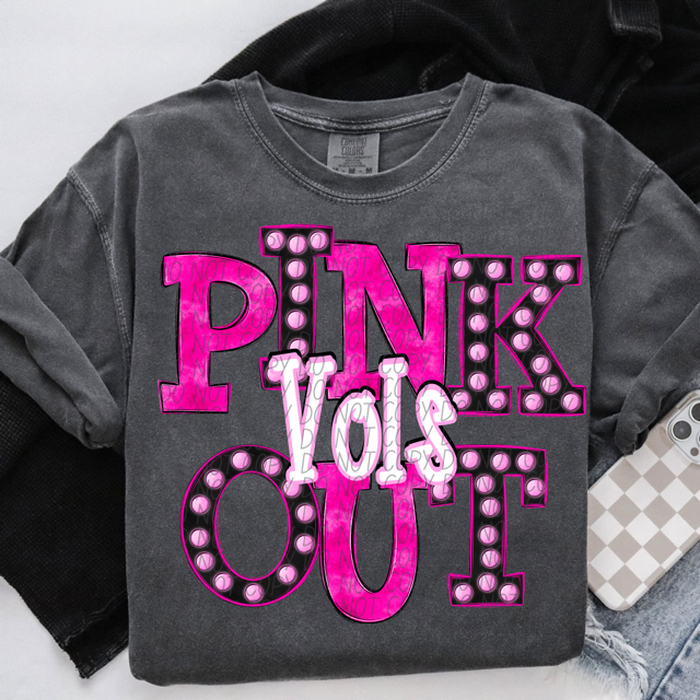 Pink Out Marquee DTF Print