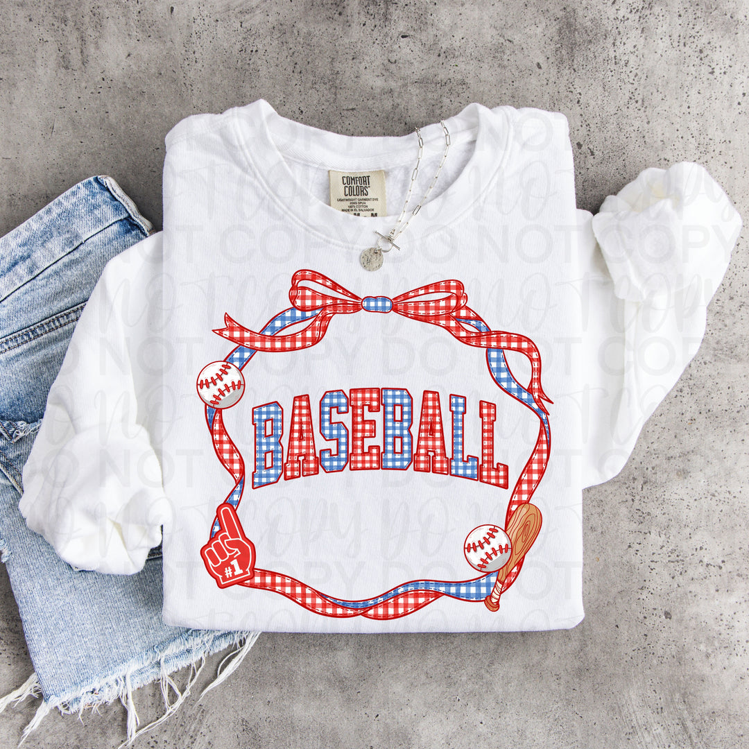 Coquette Baseball DTF Print