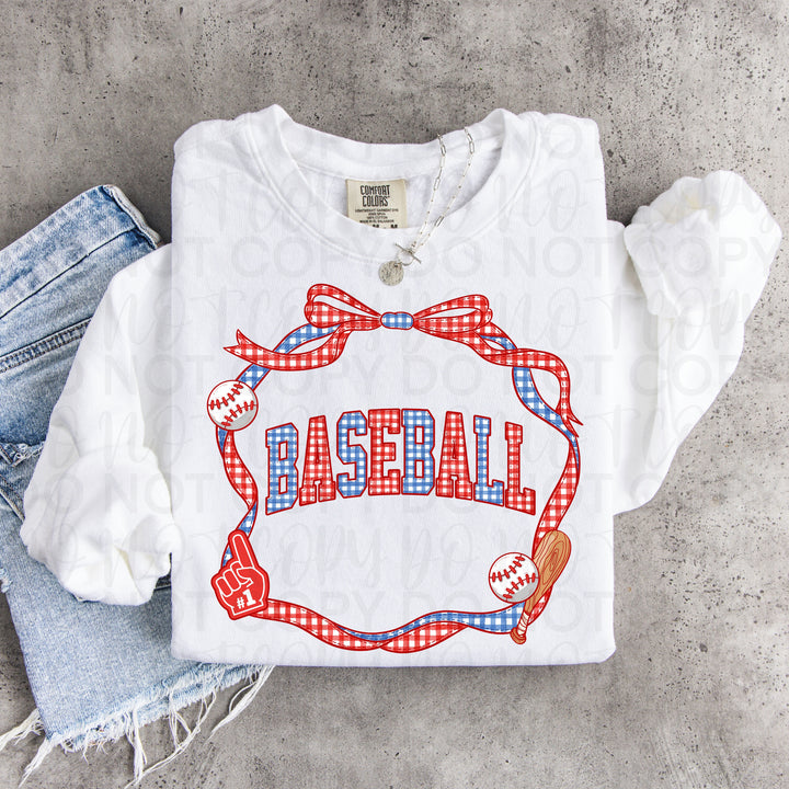 Coquette Baseball DTF Print