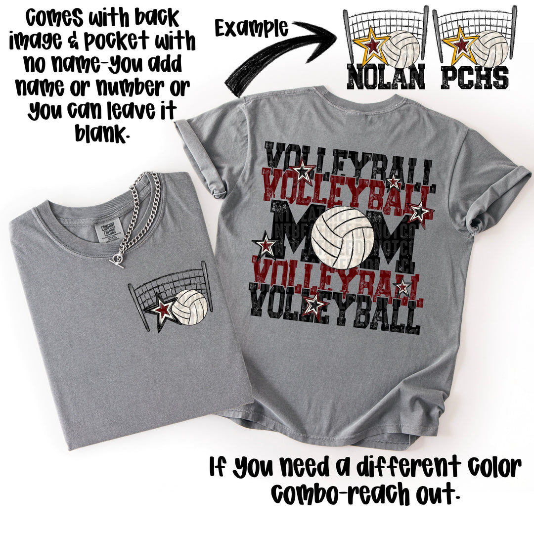 Volleyball Mom Collection POCKET DTF Print