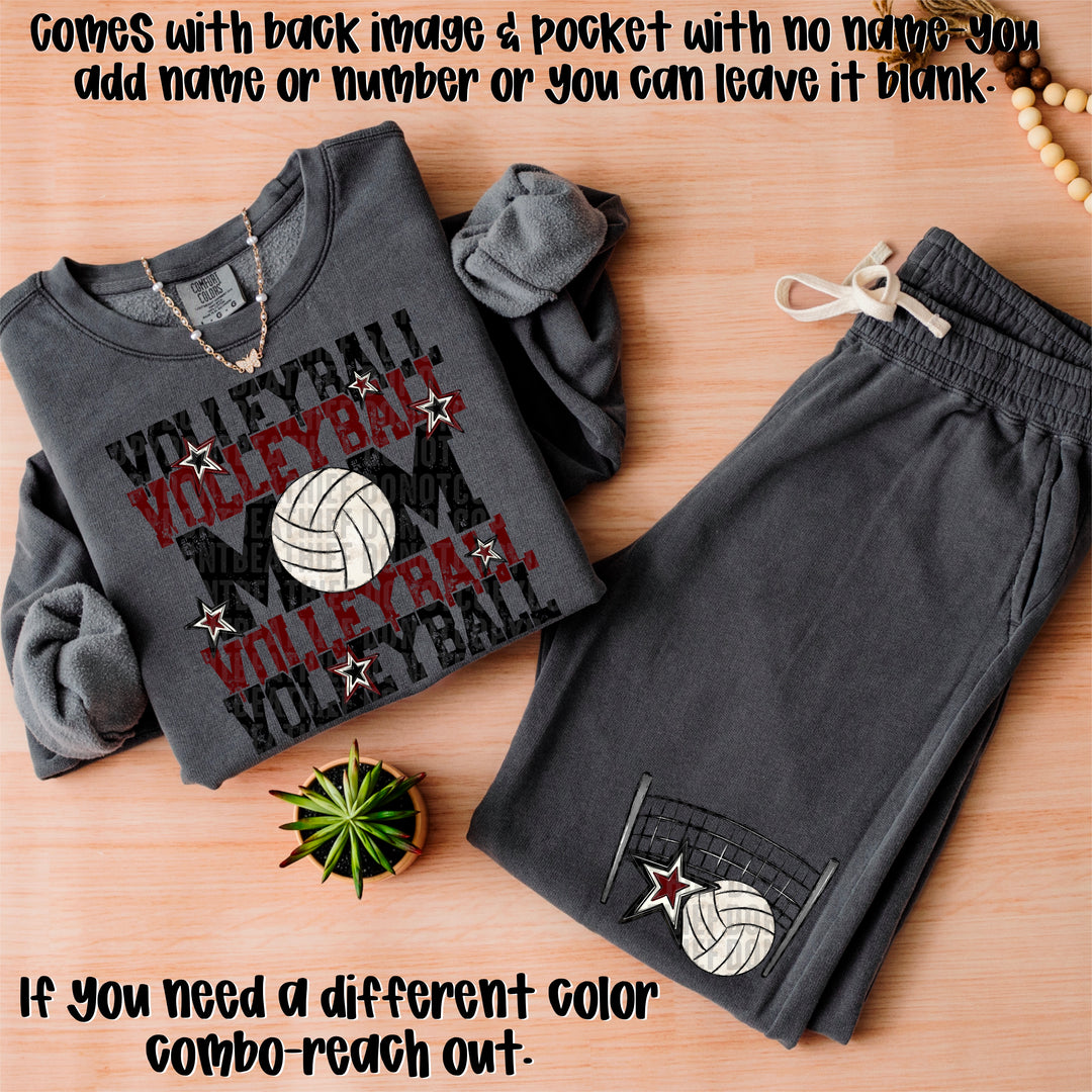 Volleyball Mom Collection POCKET DTF Print