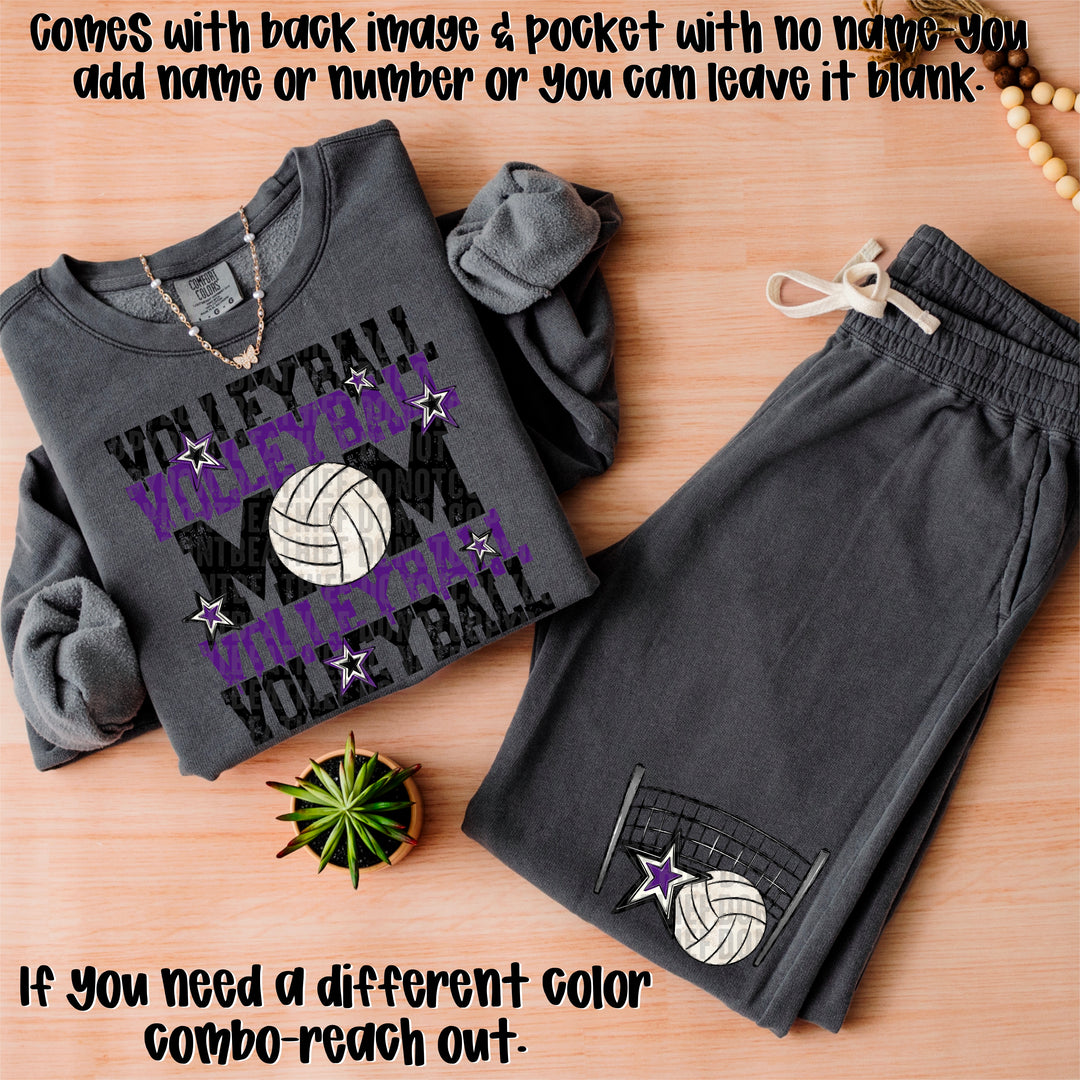 Volleyball Mom Collection POCKET DTF Print