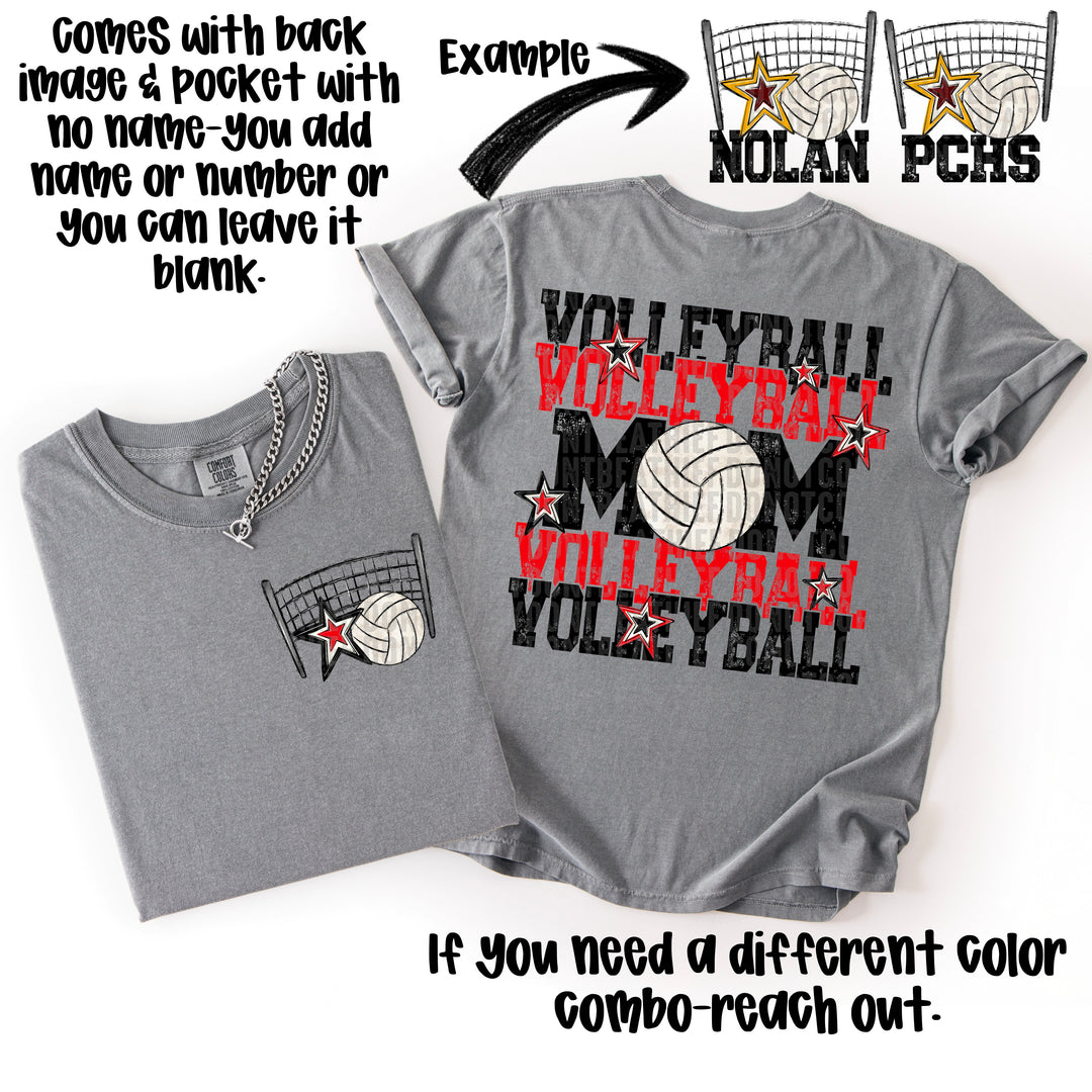 Volleyball Mom Collection POCKET DTF Print