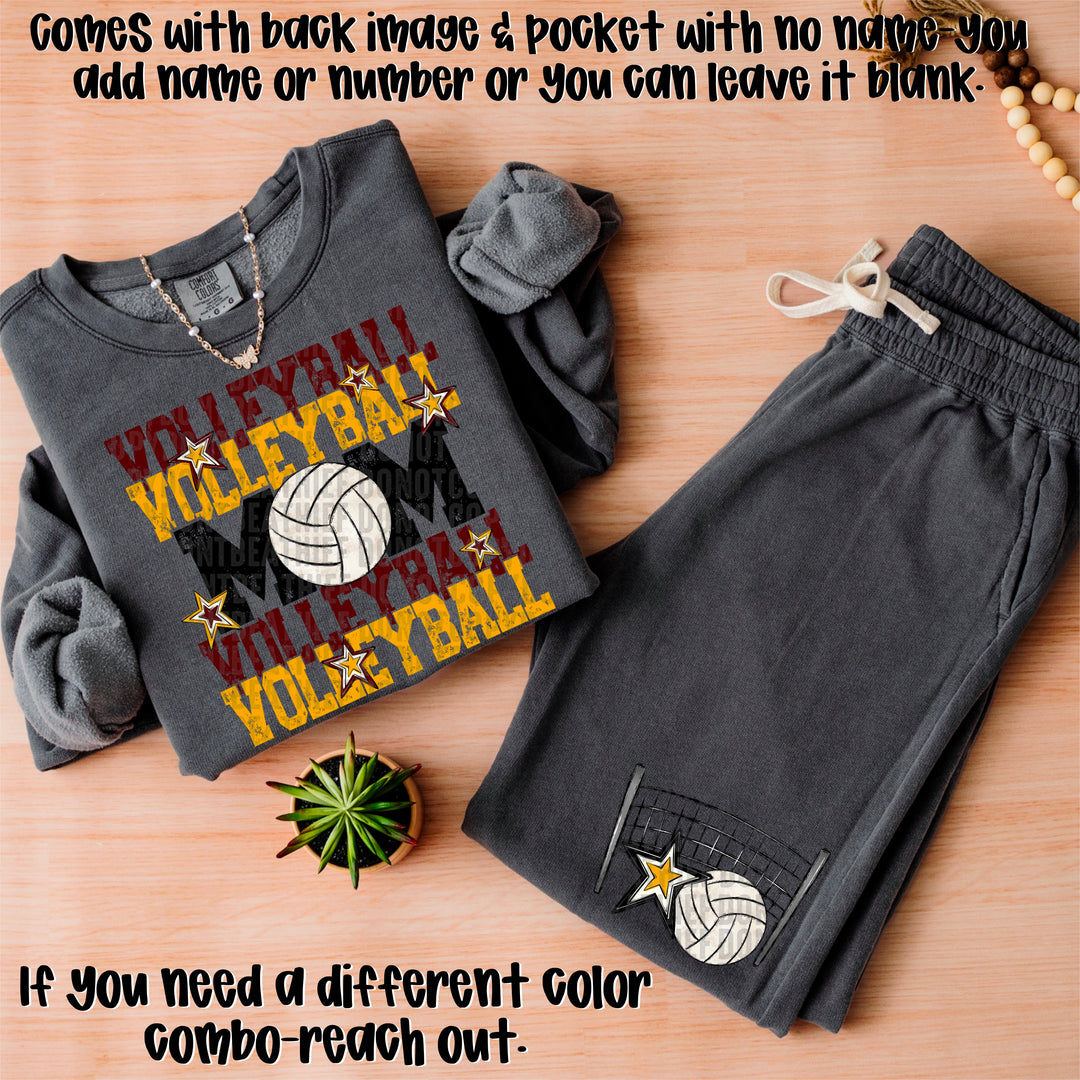 Volleyball Mom Collection POCKET DTF Print