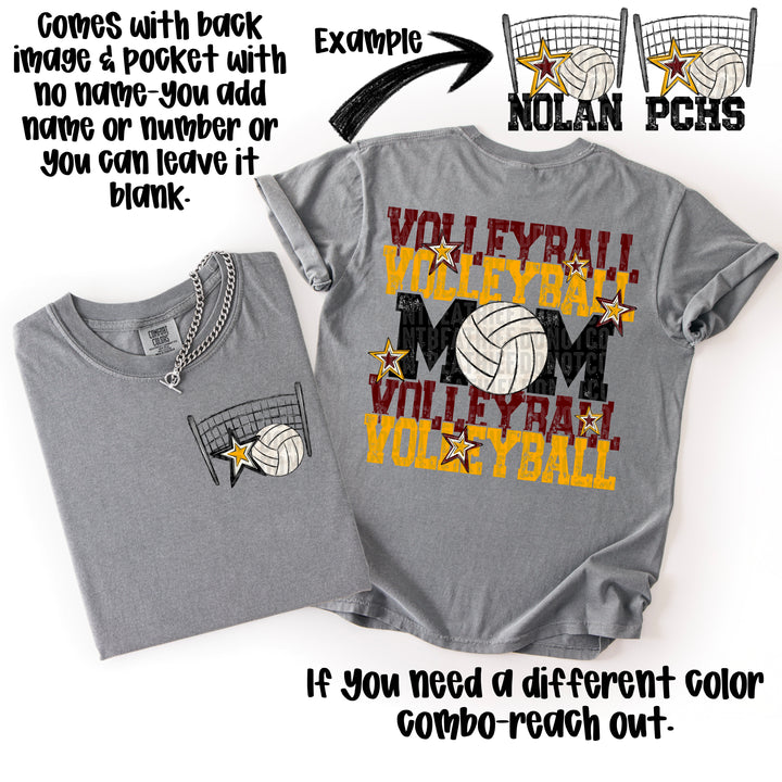 Volleyball Mom Collection POCKET DTF Print