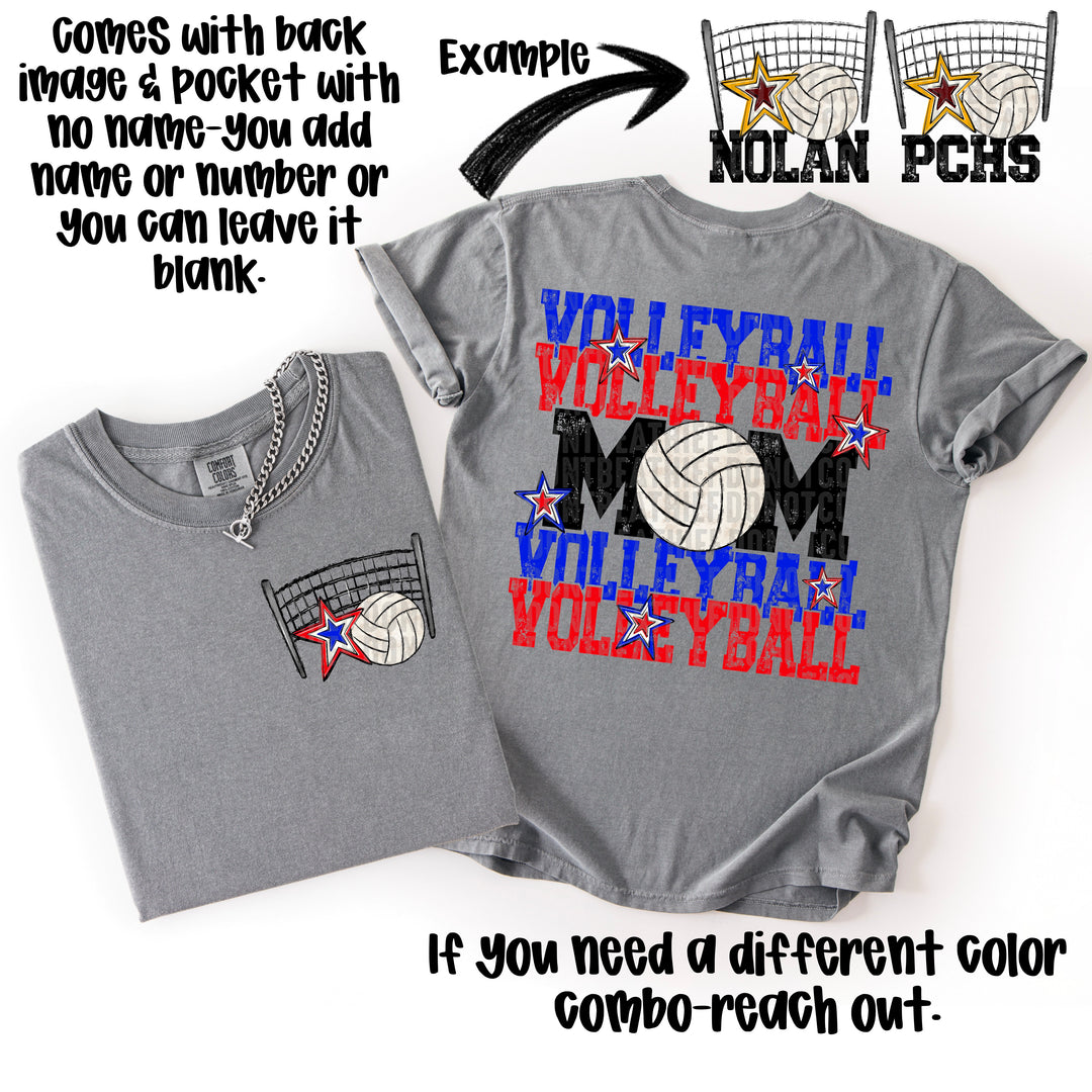 Volleyball Mom Collection POCKET DTF Print