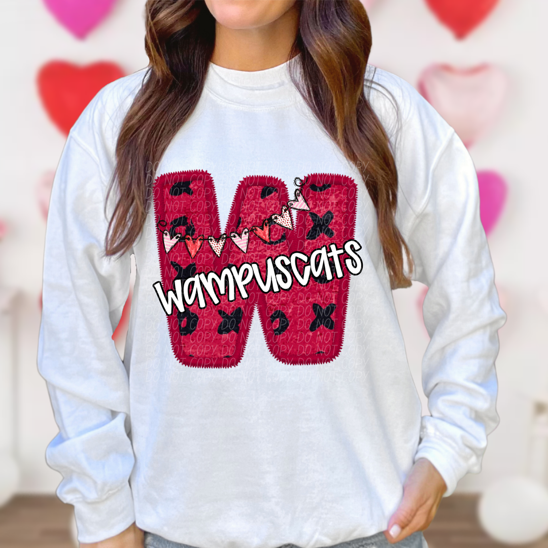 Valentines Day School Spirit T-Z DTF Print