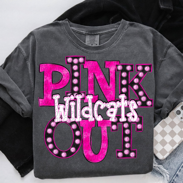 Pink Out Marquee DTF Print