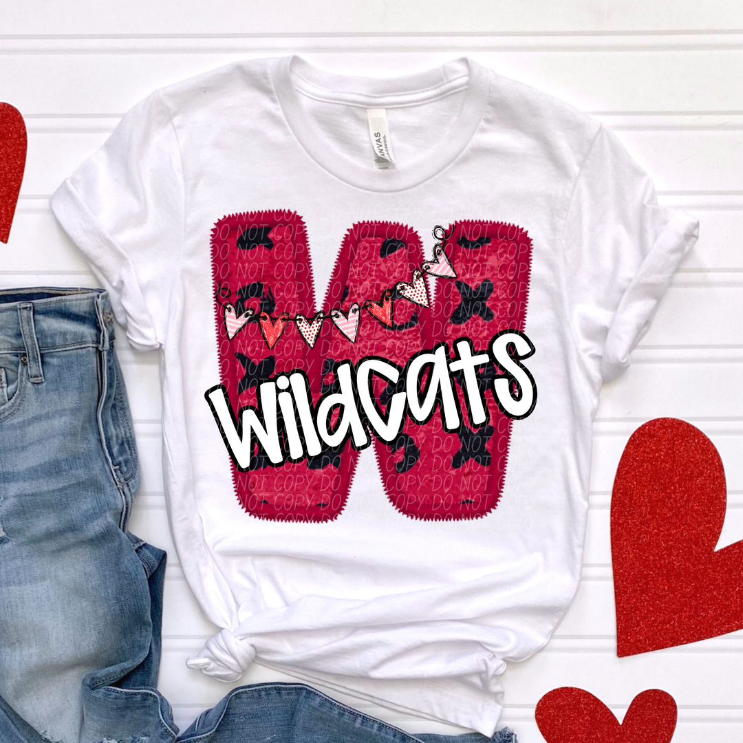 Valentines Day School Spirit A-B DTF Print