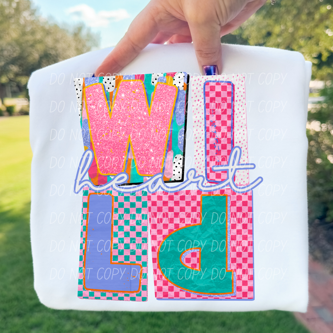 Wild Heart DTF Print