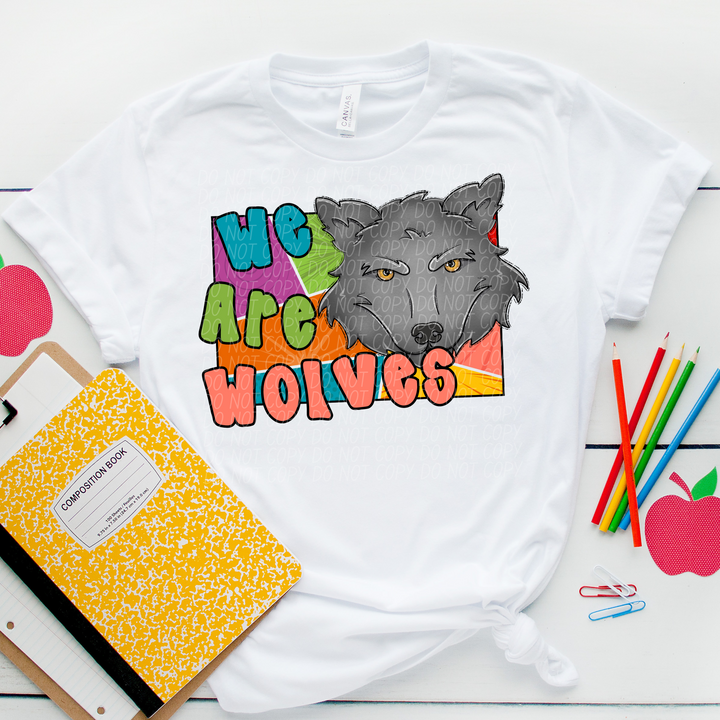 Retro We Are Mascots DTF Print