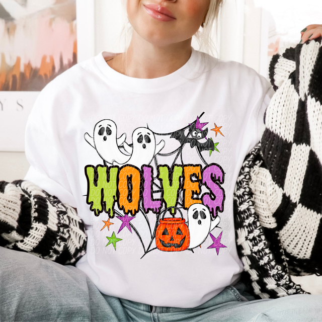Halloween Mascots DTF Print