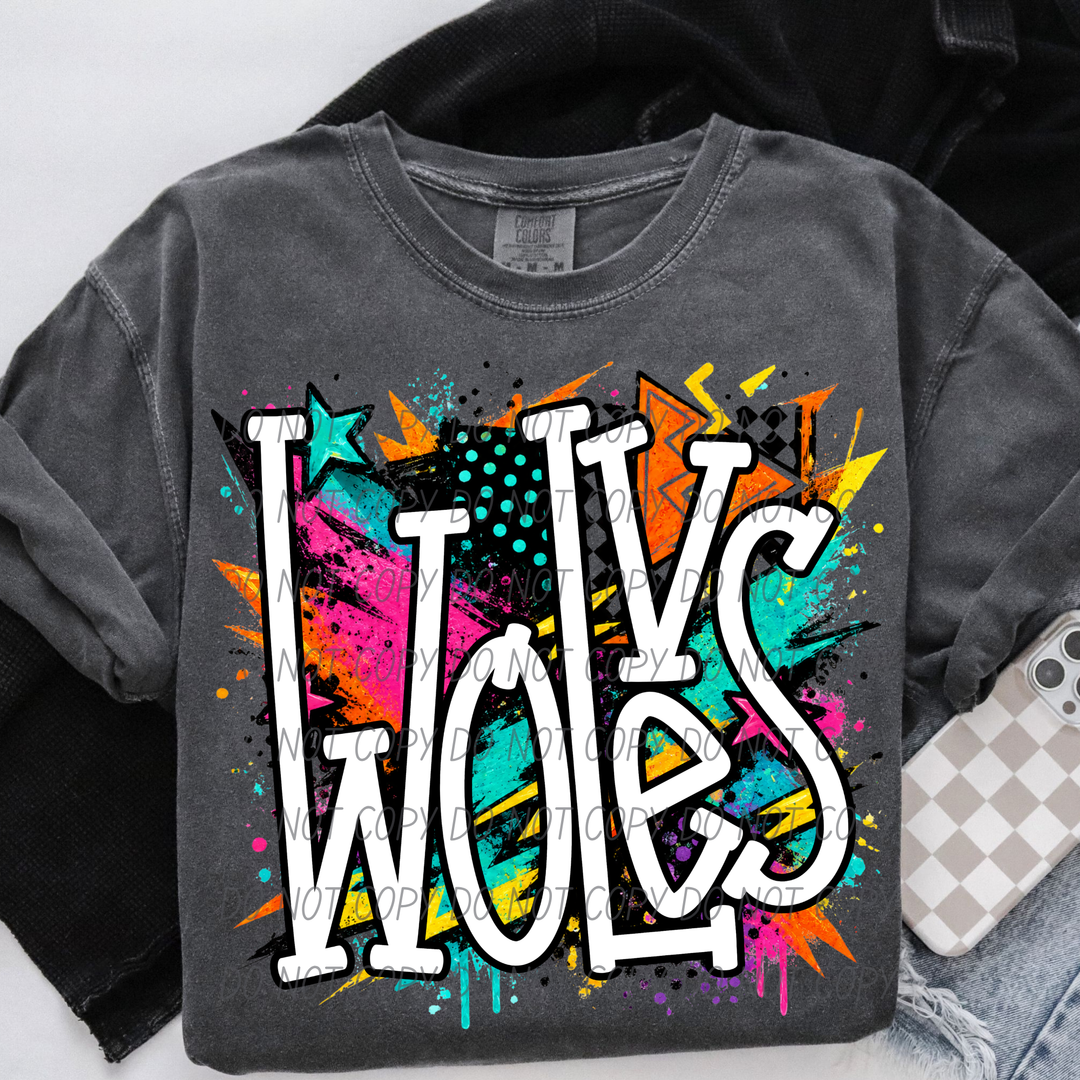 Totally Tubular Mascots DTF Print