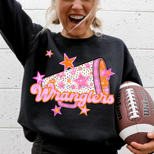 Pink Cheer DTF Print