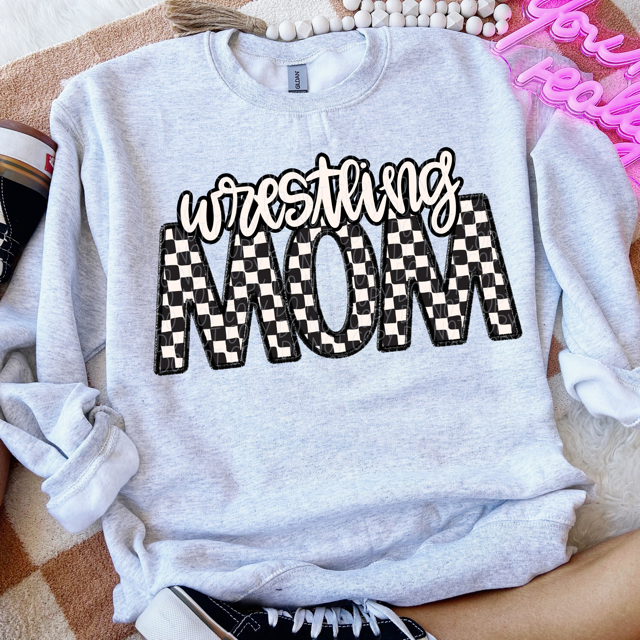 Checker Sports Mom DTF Print