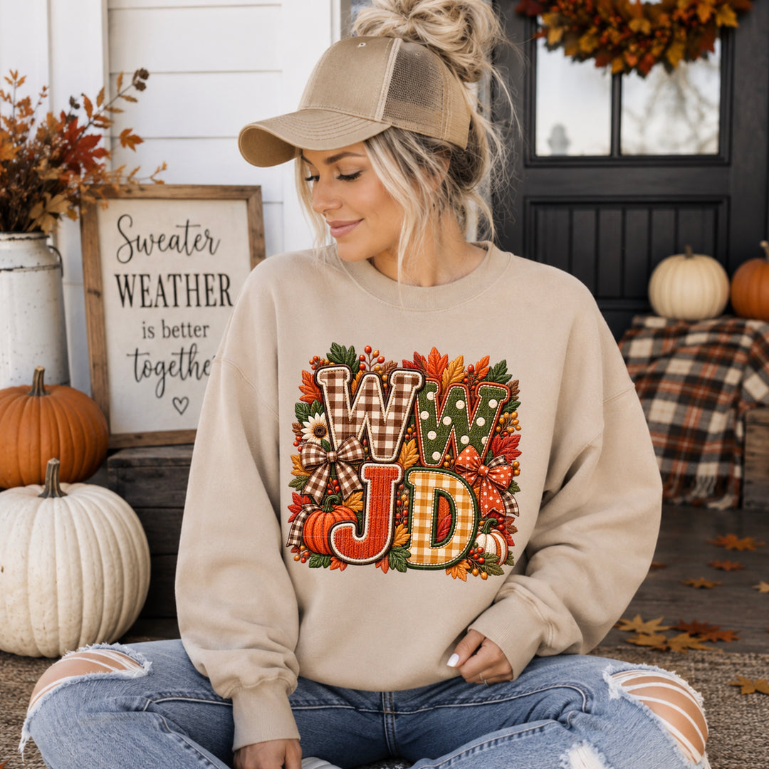 WWJD Fall DTF Print