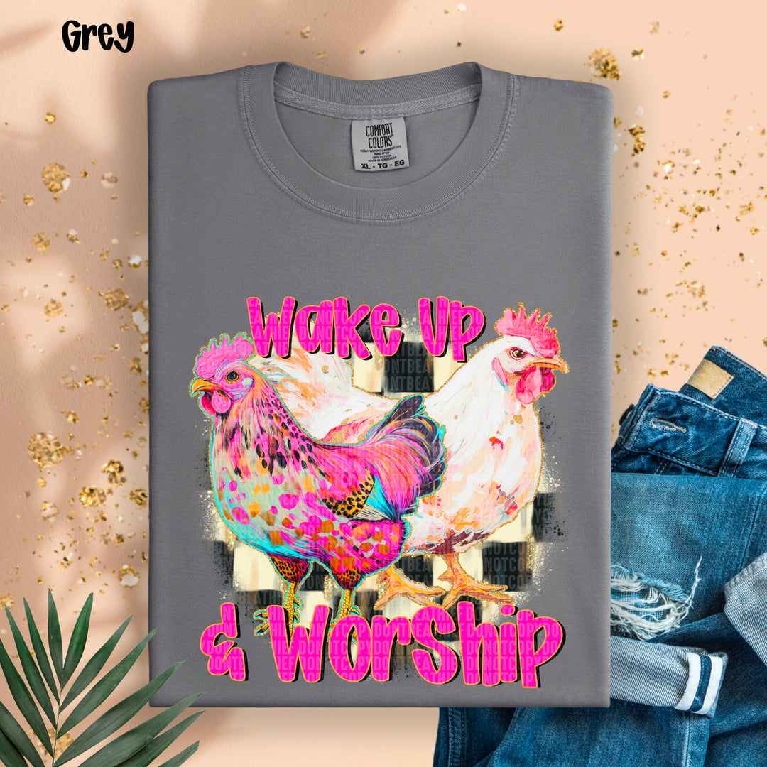 Wake Up And Worship DTF Print