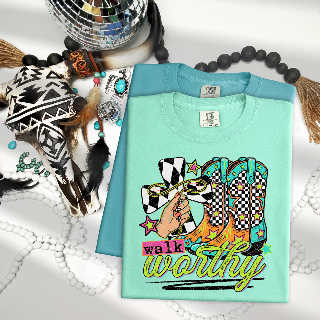 Walk Worthy DTF Print
