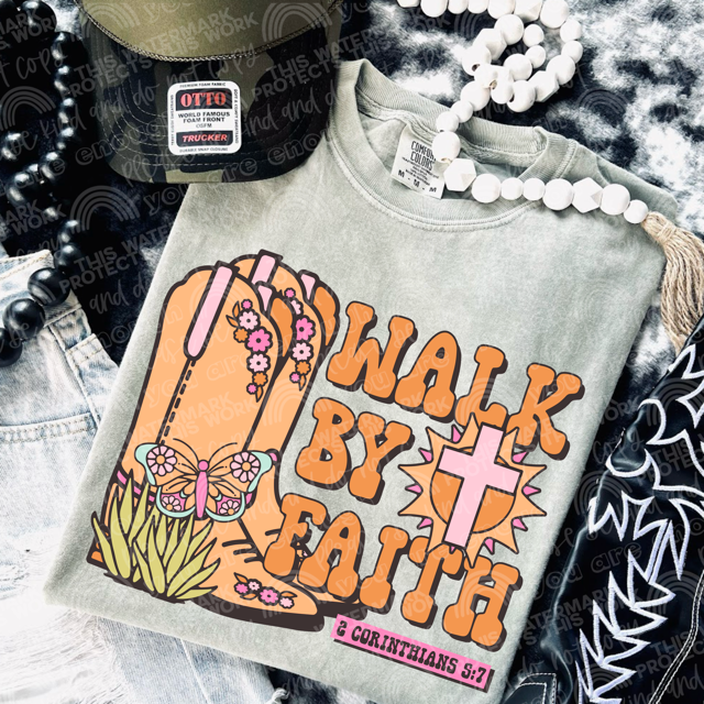 Walk By Faith DTF Print