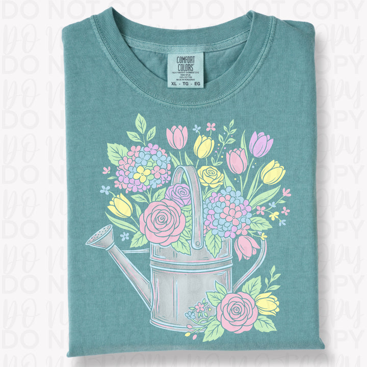 Watering Can DTF Print