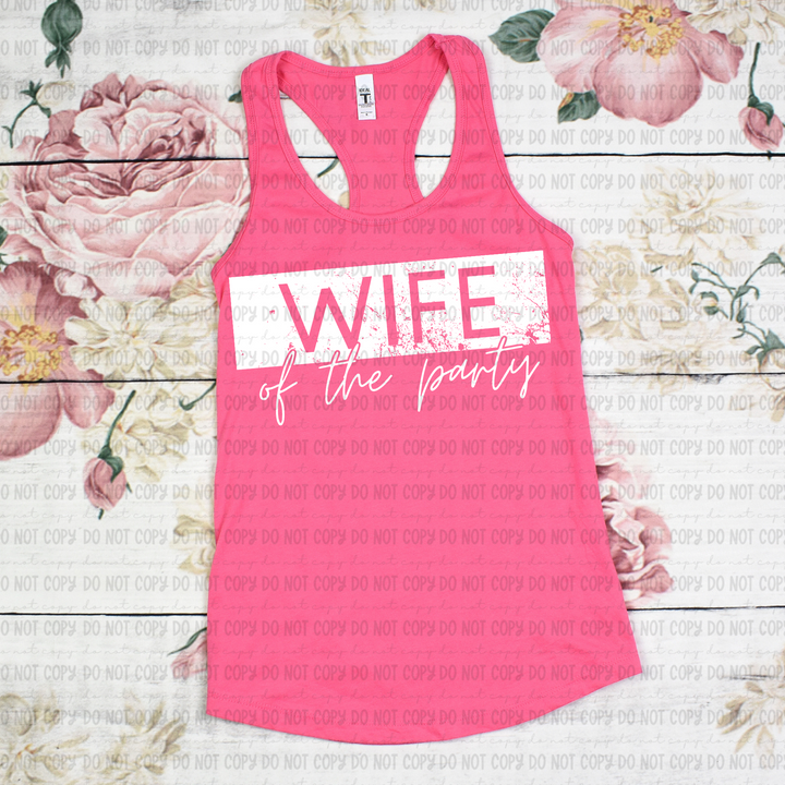 Wife of the Party DTF Print