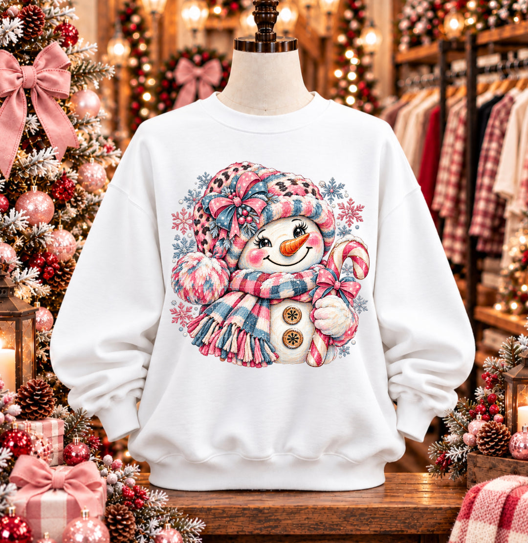Winter Snowman DTF Print
