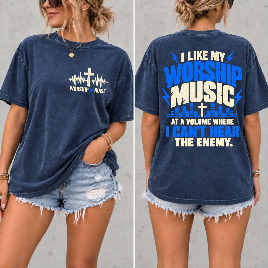 Worship Music DTF Print
