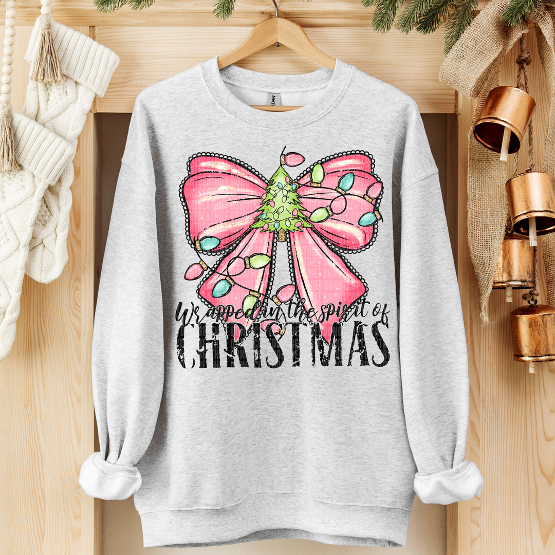 Wrapped In The Spirit Of Christmas DTF Print