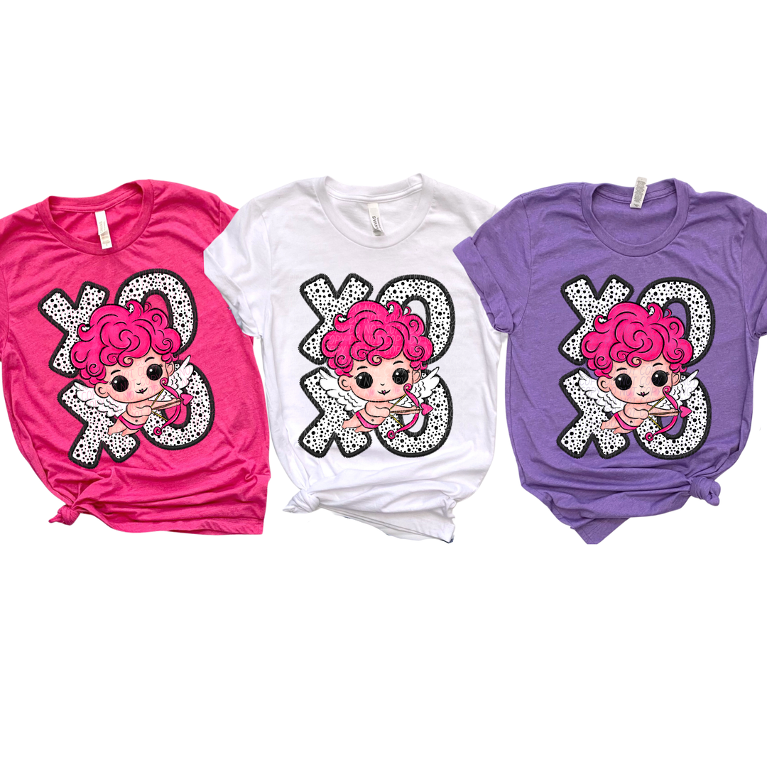 Cupid XO Dots DTF Print