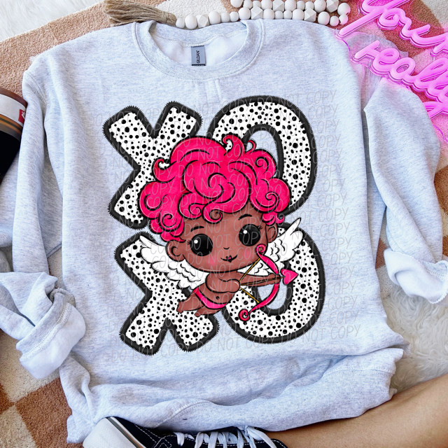 Cupid XO Dots DTF Print