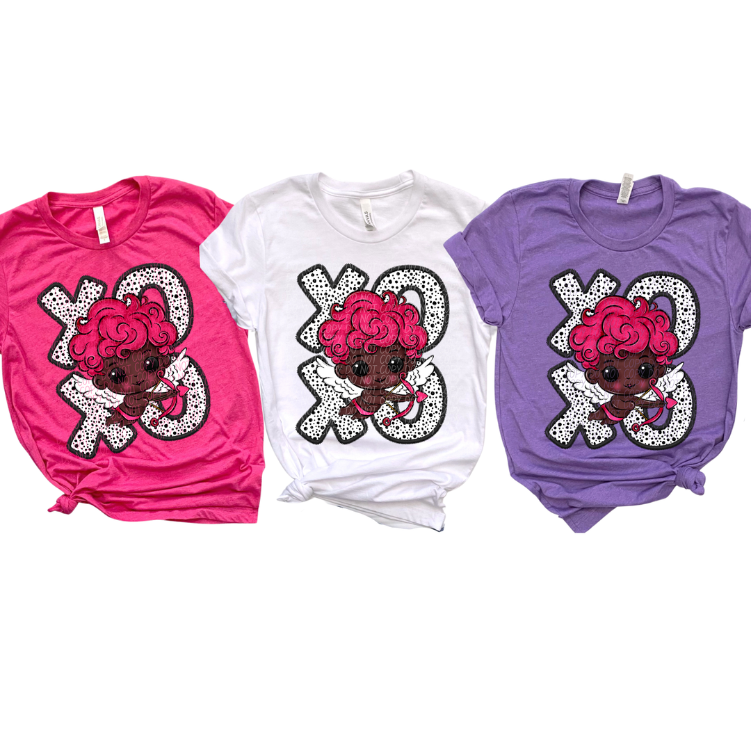 Cupid XO Dots DTF Print