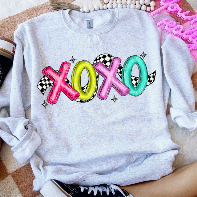 XOXO Bright DTF Print