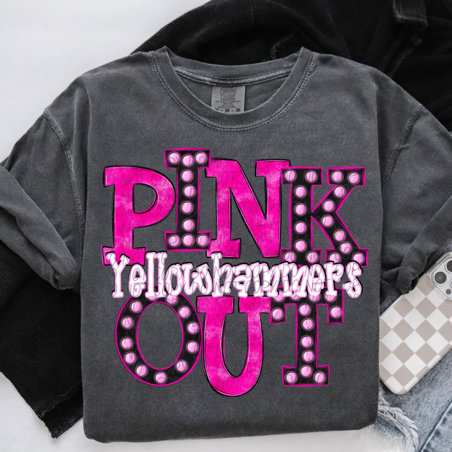 Pink Out Marquee DTF Print