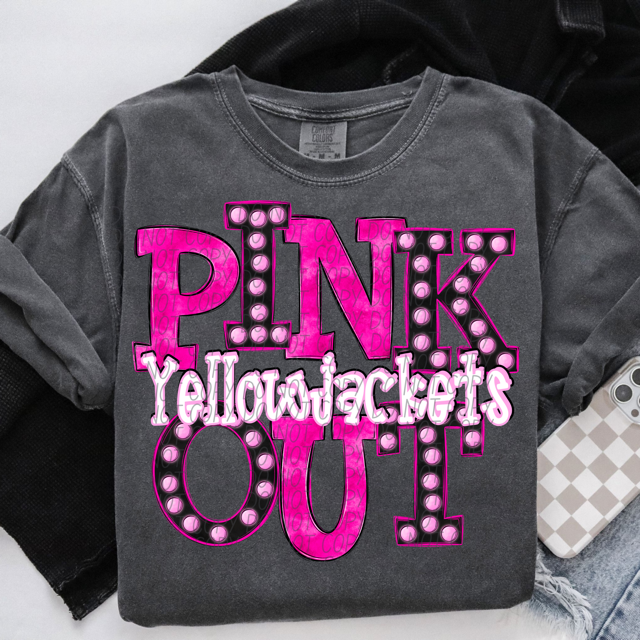 Pink Out Marquee DTF Print