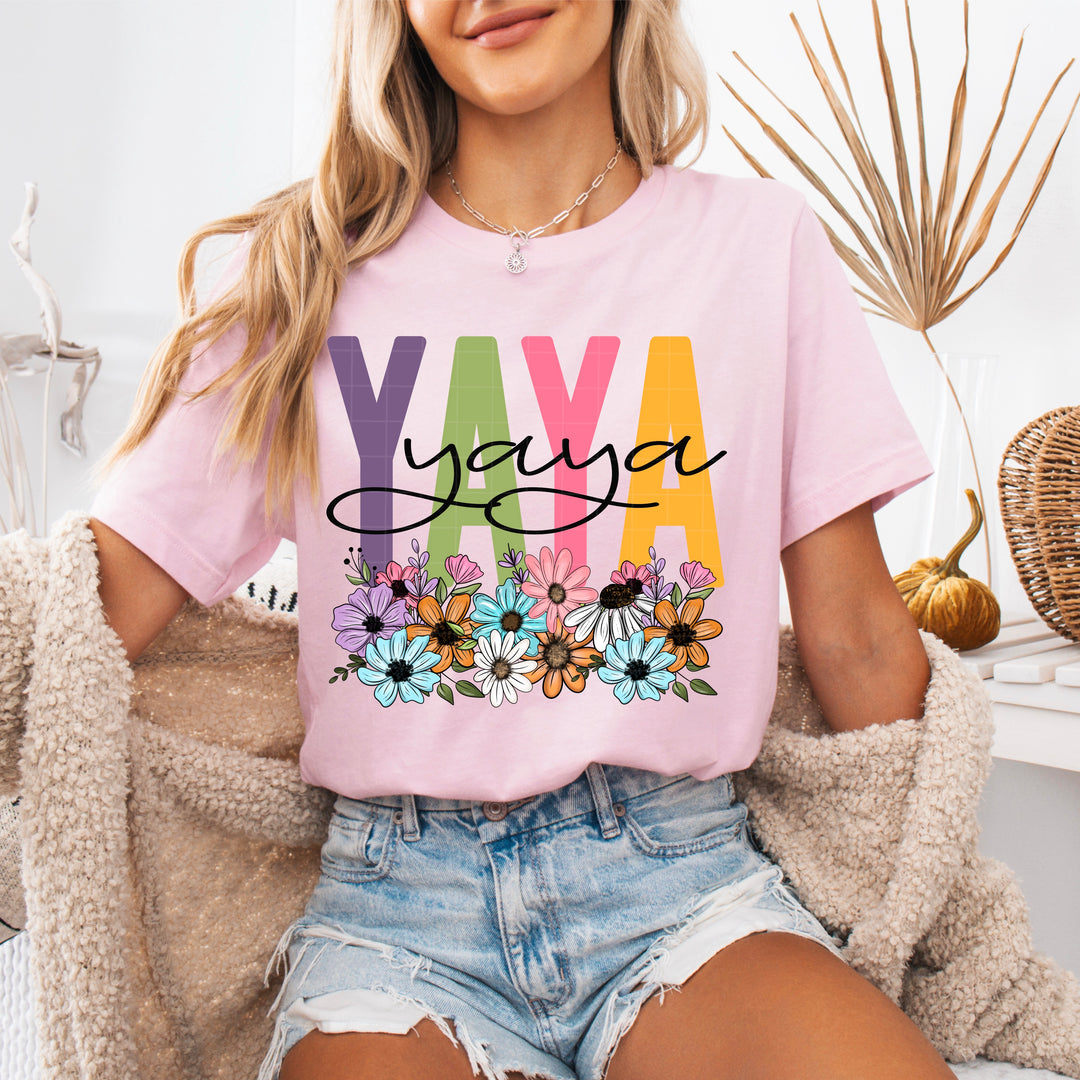 Spring Name Floral Collection DTF Print