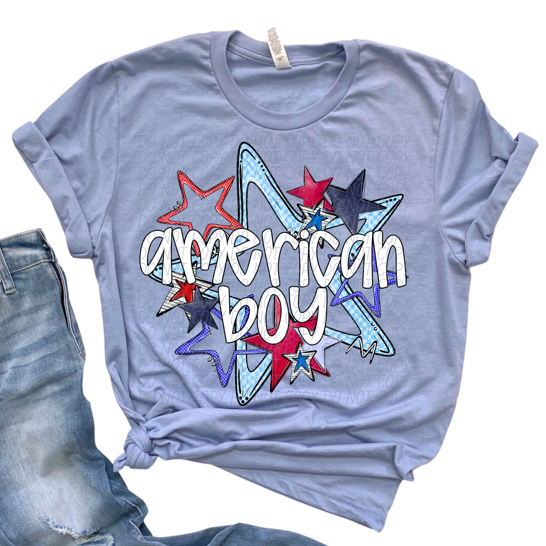 American Boy DTF Print