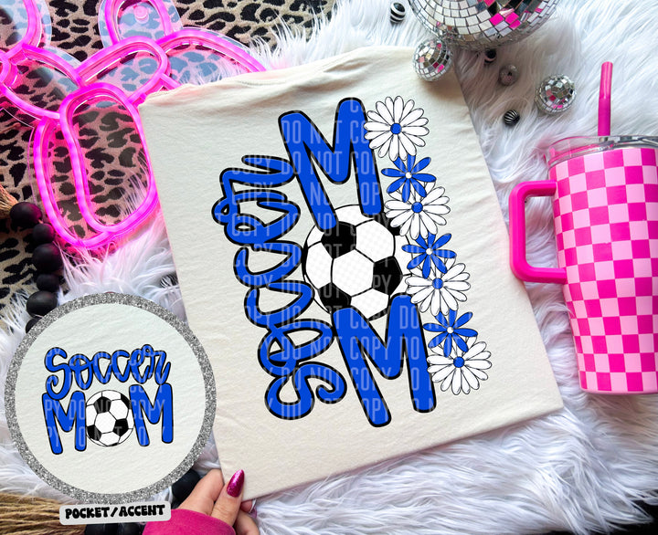 Soccer Mom With Pocket DTF Print