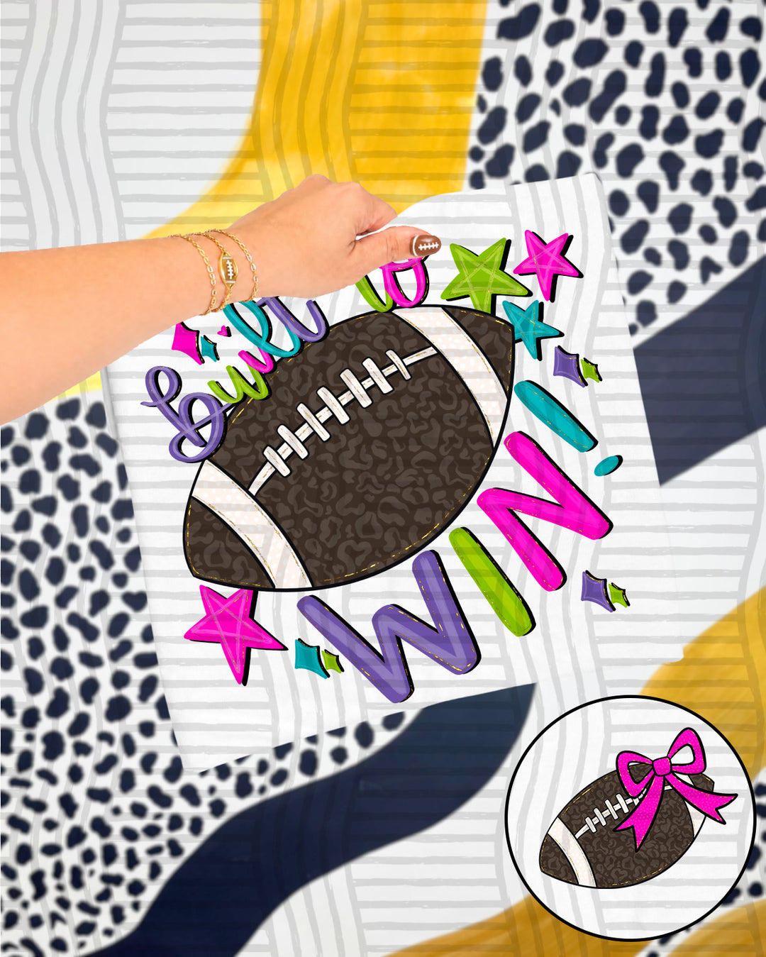 Built To Win DTF Print