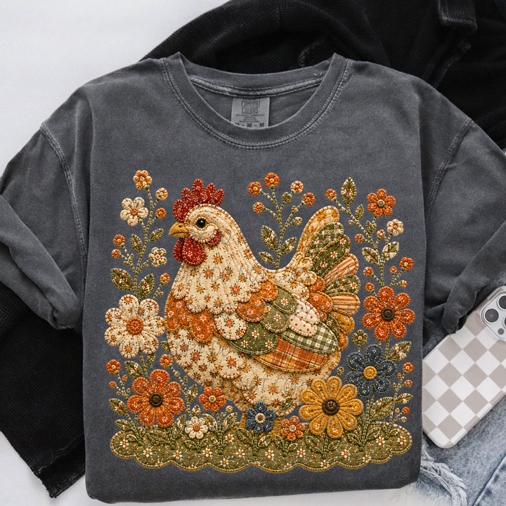 Fall Flowers DTF Print