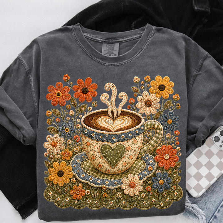 Fall Flowers DTF Print