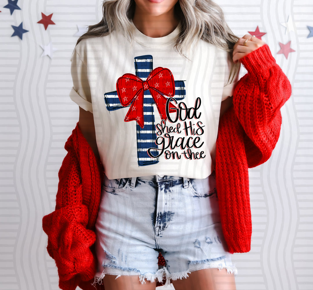 God Shed His Grace On Thee DTF Print