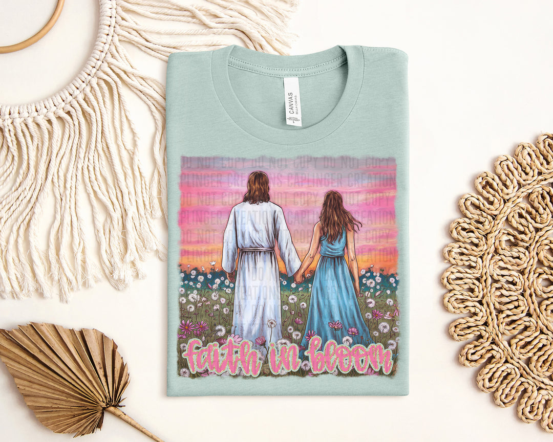 Faith In Bloom DTF Print
