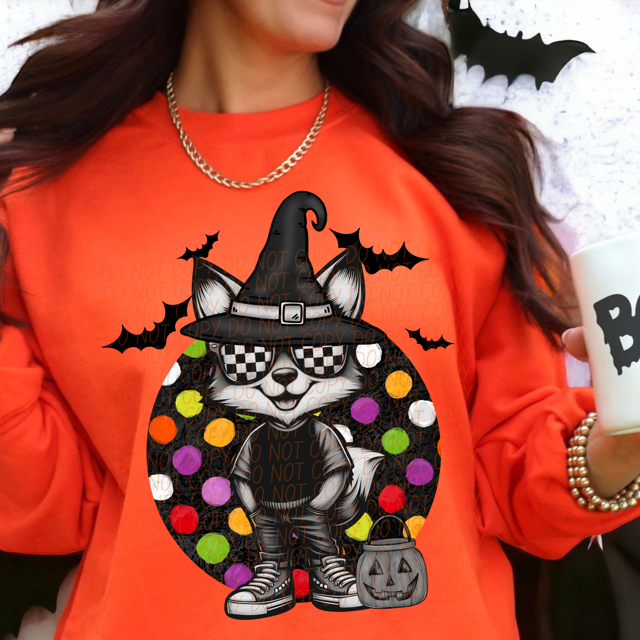 Trick or Treat Mascot DTF Print