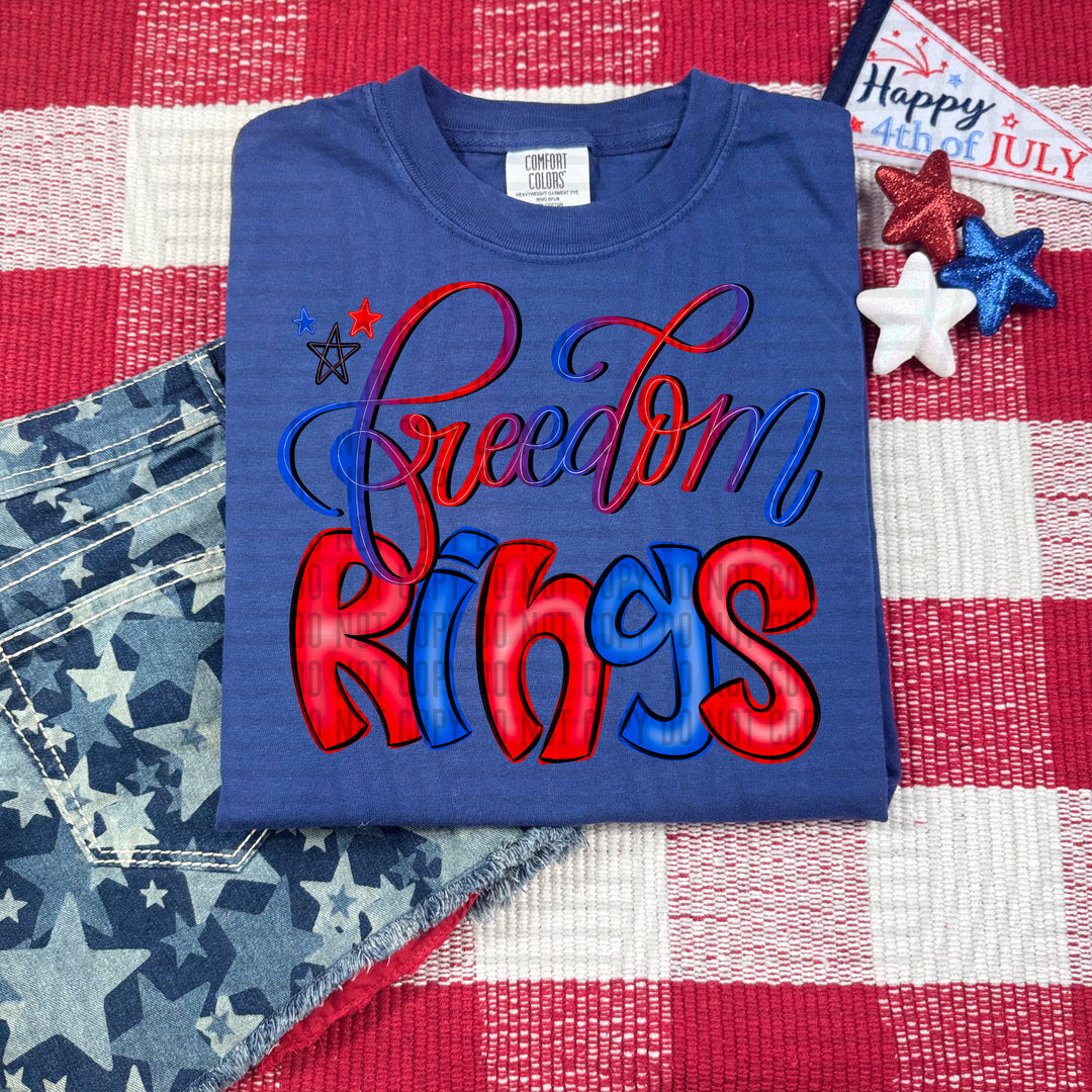 Freedom Rings DTF Print